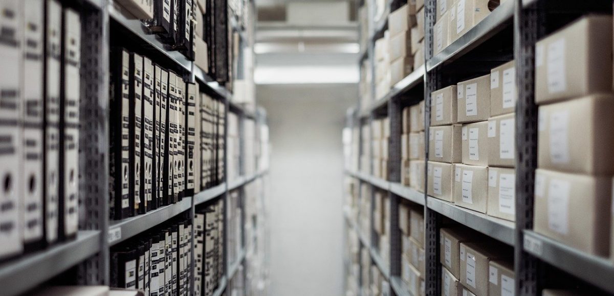 une entreprise de stockage d'archives