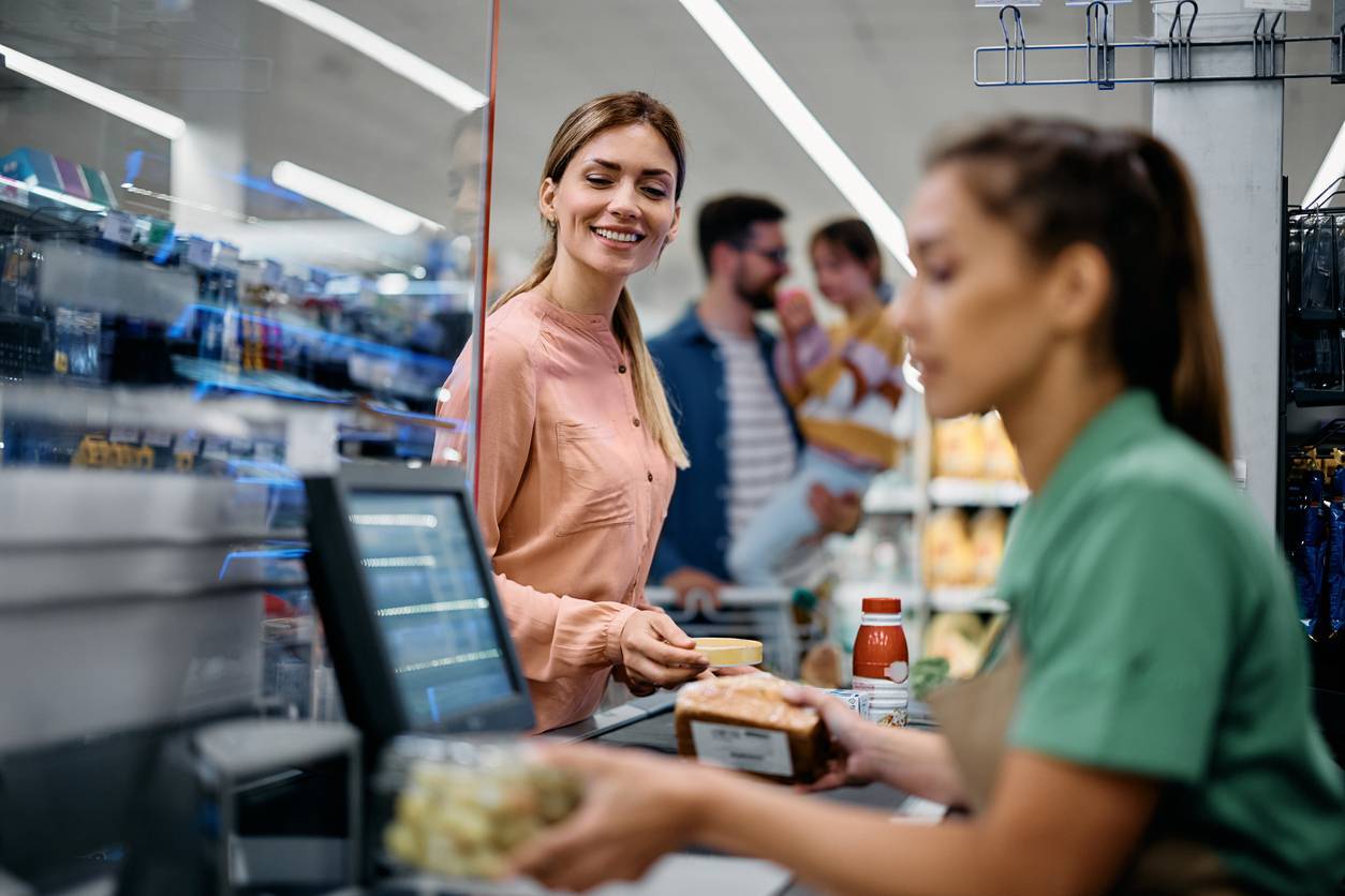 caisse enregistreuse épicerie commerce magasin stocks gestion paiement clients